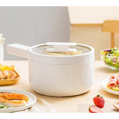 2020 New design electric cooking pot dormitory bedroom student cooking hot pot multifunctional household electric hot pot